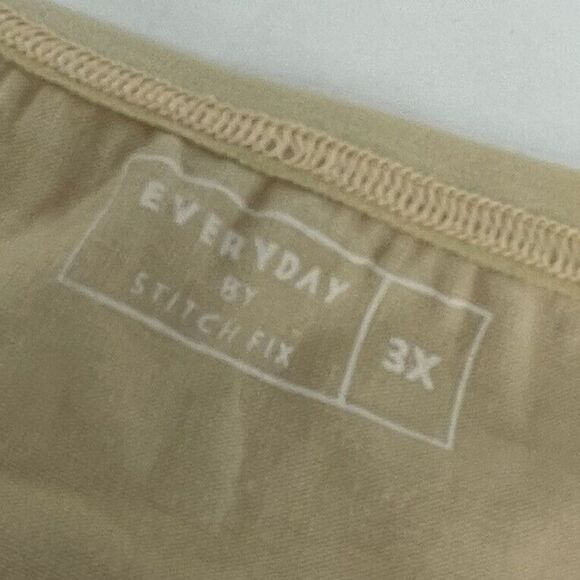 EVERYDAY Stitch Fix Thongs Womens 3X Made in Italy NEW Cotton Beige Red Lot of 8 - Picture 8 of 14